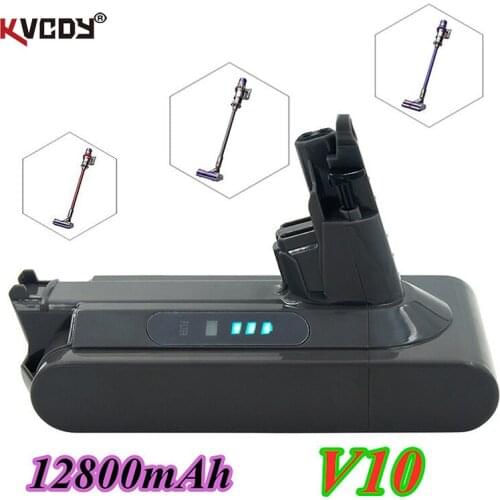 25.2V 12.8AH Li-ion vacuum cleaner Rechargeable battery for Dyson V10 Absolute V10 Fluffy cyclone Motorhead SV12 Lithium Battery