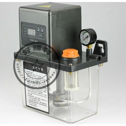 2232-200X pressure release 6mm Automatic Lubrication Pump/2L,AC 220V Oil Pump for mill,punch,grinder,drill,injection,CNC machine