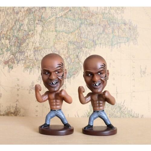 Vogue Statue Famous People Actor Boxer Mike Tyson Boxing Champion Action Figure Model Toy Bobble Head Collection Gift
