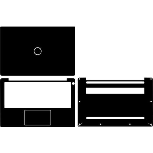 Carbon fiber Laptop Sticker Decals Skin Cover Protector for New Dell XPS 13 9380 13.3"