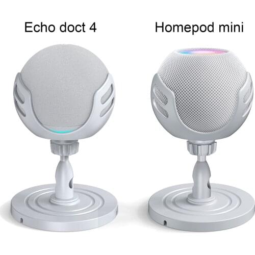 Desktop Stand Smart Speaker Holder Cradle Bracket Stand Mount For Echo Dot 4 For HomePod Mini Accessories
