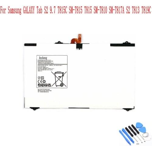 Original EB-BT810ABE 5870mAh battery For Samsung Galaxy Tab S2 9.7 T815C SM-T815 SM-T810 SM-T817A S2 T813 T819C Tablet Battery
