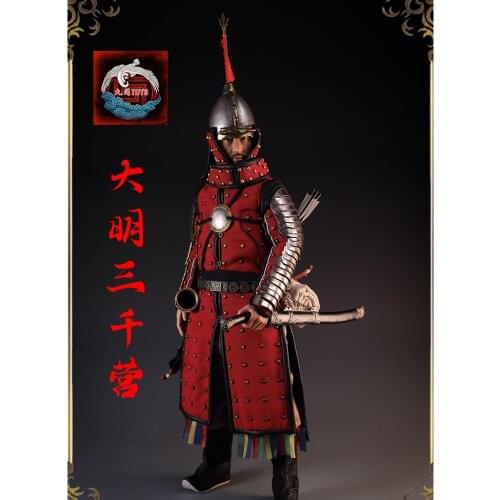 Pre-sale 1/6 scale ancient military Da Ming Sanqianying 12 inch action figure model set toy JS-001