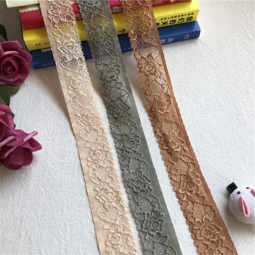 3.5cm S1397 beau ruban de dentelle noir| bande de dentelle de haute qualité, garniture de dentelle brodée bricolage pour la cou