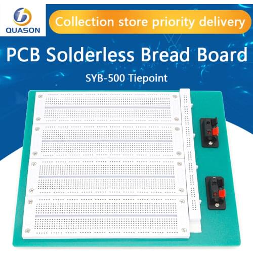 4 In 1 700 Position Point SYB-500 Tiepoint PCB Solderless Bread Board Breadboard