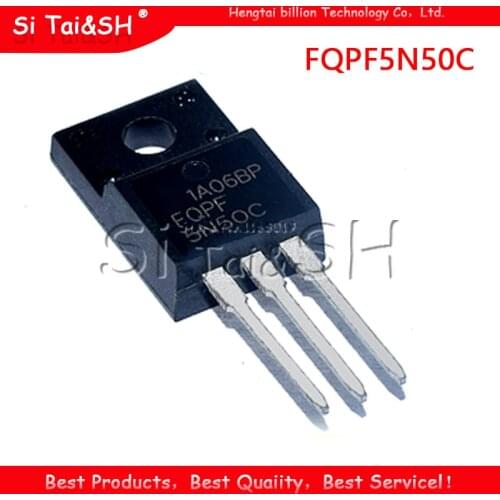 5pcs/lot MOS FQPF5N50C 5N50 5N50C TO-220F