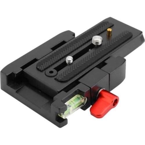 Aluminium Alloy Clamp Tripod P200 Quick Release Plate for Manfrotto 501 500AH Q5 Installed on Different Equipment as Tripod