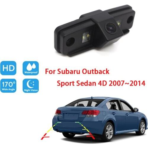 For Subaru Outback Sport Sedan 4D 2007 ~ 2014 CCD Full HD Night Vision Car Reverse Backup Rear View Camera high quality RCA