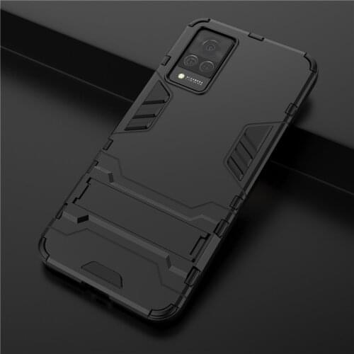 Phone Case For Vivo S9 Case Shockproof Hard Armor Phone Bumper Holder Stand Cover For Vivo S9 Cover For Vivo S9 Fundas Stander