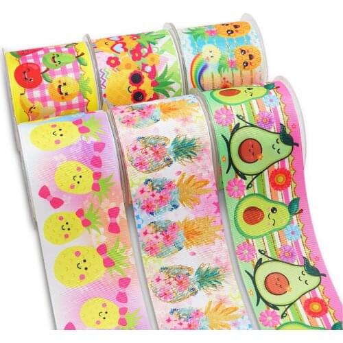 DIY Accessories Popular Foods Grosgrain Ribbon Printed 10 Yards for bow 55337
