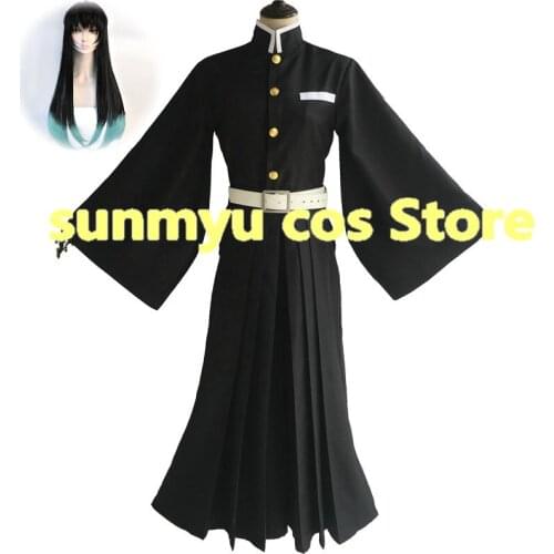 Kimetsu no Yaiba Demon Slayer Tokitou Muichirou Cosplay Costume Custom Size Halloween