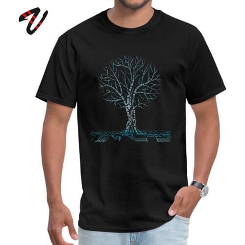 Cool Binary Tree Tshirt Men Computer Science T Shirts Gifts Women T-shirts Brand Simple Kazakhstan Men Tops Printed Tee-Shirts