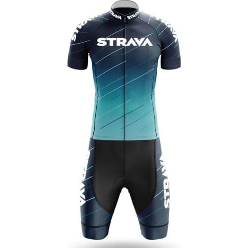 2021 Strava One Piece Skinsuit Conjunto Ciclismo Masculino Camisa Ciclismo Masculina Maillot Ciclismo Hombre Cycling Equipment