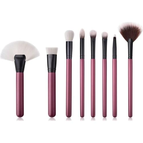 Fashion Makeup Brushes Set Wooden Foundation Eyebrow Eyeshadow Brush Cosmetic Brush Tools