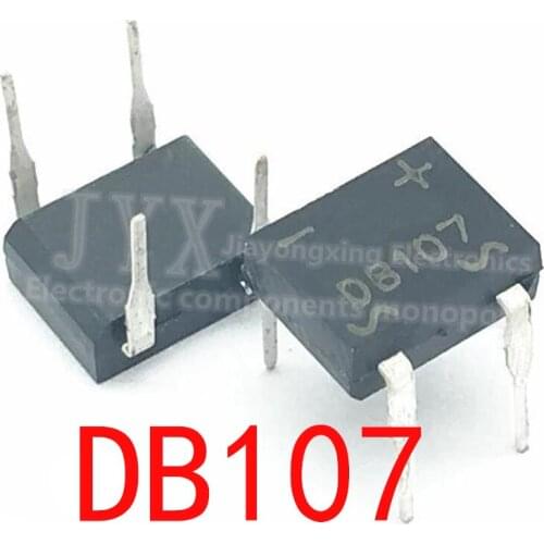 20PCS DB107 DIP 1207 DIP4 Bridge Rectifiers 1000V 1A new and original IC