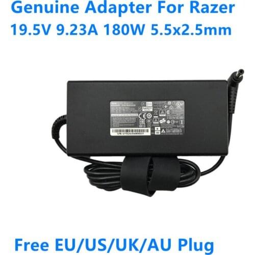 Genuine ADP-180TB F 180W 19.5V 9.23A AC Adapter For Razer RC30-02700200 RZ09-02705E75 RZ09-02705 Laptop Power Supply Charger