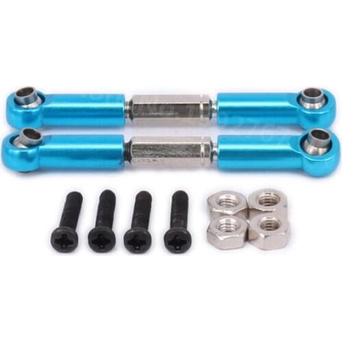 RC Car Aluminum Alloy Front/Rear Servo Link(Al.) For 1/18 Scale Revel 24540 Scorch Hobbico Dromida BX/MT/SC4.18 Monster Truck