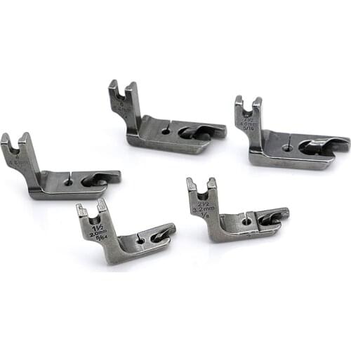 Hemmer presser foot/feet for Juki Brother Typical Consew Sunstar Jack pfaff 1/4" 6.4mm 5/16" 8mm industrial sewing machine 5Size