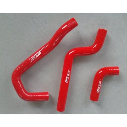Silicone radiator coolant hose kit for KTM 65 SX 2002-2008 2003 2004 2005 2006 2007 red