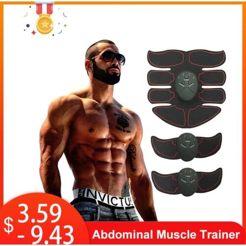 Gym Slimming Fat Burning Exerciser Electric Muscle Training Gym Smart Fitness Muscle Stimulator Abdominal Tool Muscle Stimulator