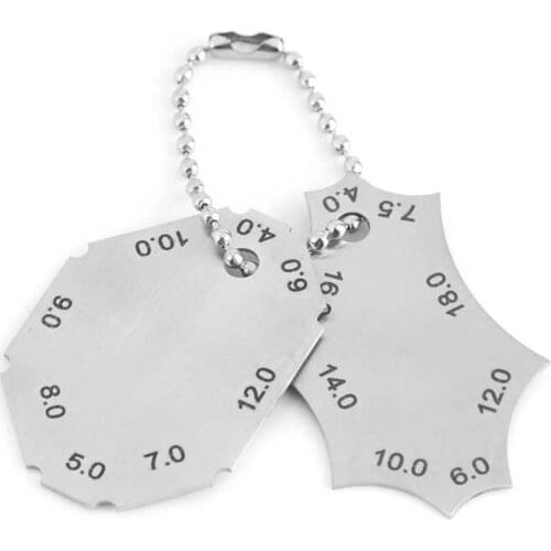 Measuring Tools Fillet Weld Tee Joint Welding Throat Depth Leg Length Gauge Ruler Two Piece Gage Carpenter