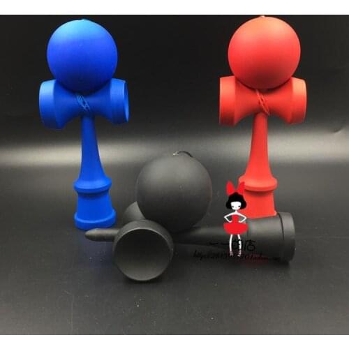 TWB retail full rubber paint jade sword skill ball kendama adult puzzle solid mass customization professional