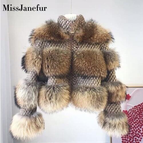 Elegant Real Fur Coat Women 2019 Autumn Winter Warm Soft Zipper Fur Jacket Female Plush Overcoat Pocket Casual Outwear