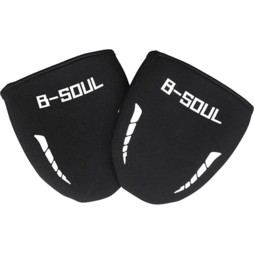 2pcs Bicycle Shoe Covers Cycling Sports Black Nylon Warm Windproof Toe Cap Half Overshoes Bike Tools
