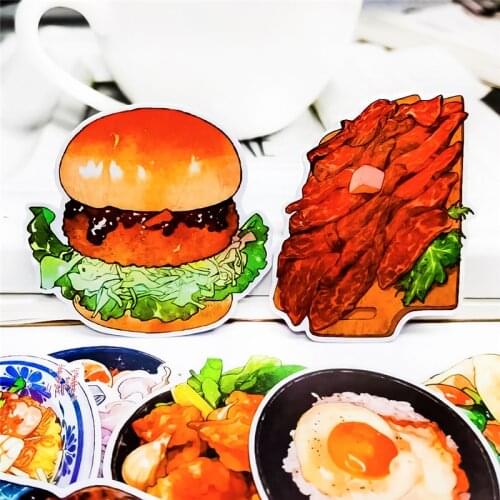 20pcs Creative kawaii self-made Hamburger food stickers beautiful stickers /decorative sticker /DIY craft photo albums