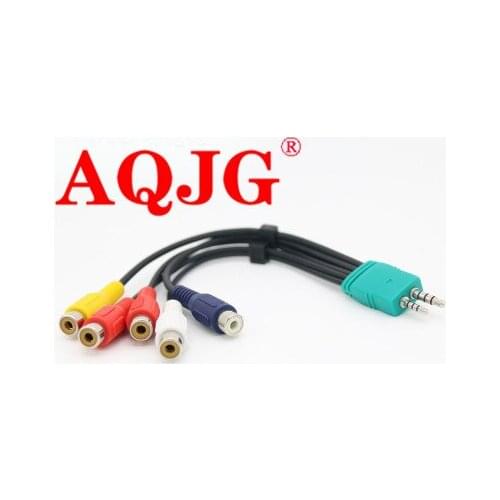 20CM 5RCA Female to 2.5mm+3.5mm male Audio Video Cable Adapter Connector for Samsung LCD TV dedicated