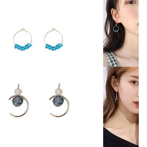 2020New 60Pcs Acrylic Alloy Pendants Button for DIY Jewelry Earring or Necklace Accessories ZM29-ZM35