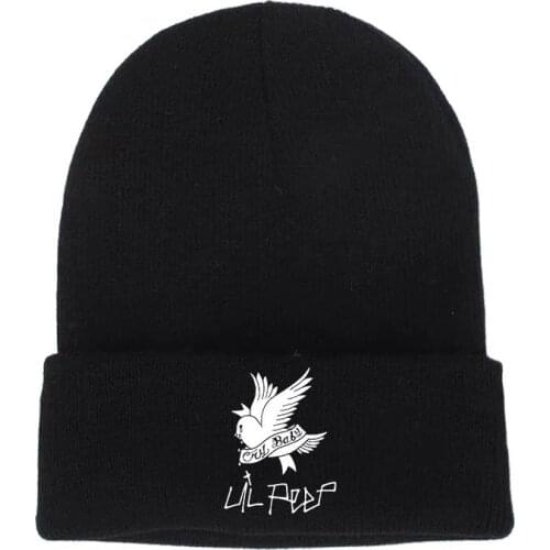 2021Hip Hop singer xxxtentacion Knitted winter hat Cotton men women Lil Peep Beanie bonnets