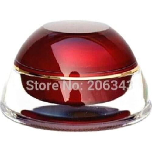 30g red pagoda shape acrylic cream bottle,eyecream jar,Cosmetic Jar,Cosmetic Packaging
