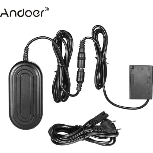 Andoer ACK-E18 AC Power Supply LP-E17 Dummy Battery Adapter Camera Charger for Canon 200D M6 /Rebel T7i T6s 8000D KISS X8i DSLR
