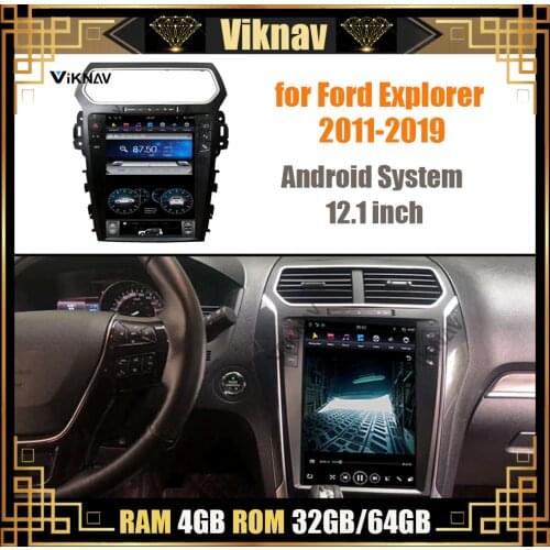 Car gps navigation multimedia player for ford explorer 2011-2019 android radio head unit car audio autoradio hd touch screen