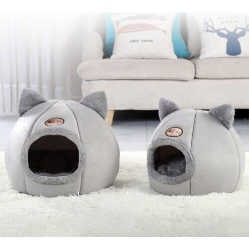 Medium Animals Puppy Pet Nest House Winter Warm Sleeping Bag Puppy Cute Dog Cat Beds Foldable Kennel for Small