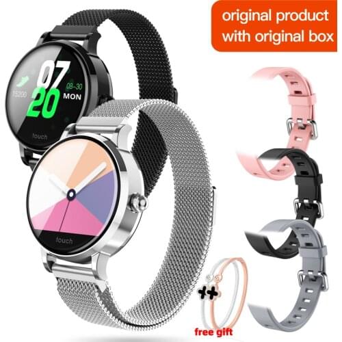 Fiomi S9 Smart Watch touch Sport Heart Rate Monitor IP67 Waterproof Fitness Pedometer metal Bracelet Men Women smartwatches gift