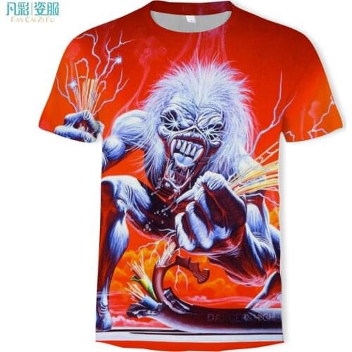 2020 Skull 3D Fashion print t-shirts men/women heavy metal grim Reaper Short sleeve Harajuku style t shirt streetwear tops