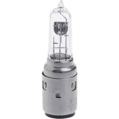 Motorcycle DC 12V 35W BA20D Headlight Halogen Xenon Bulb White Light