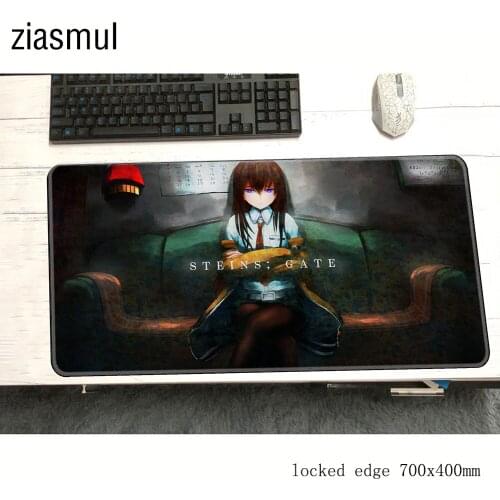 Steins gate mouse pad 700x400x2mm mats Aestheticism Computer mouse mat gaming accessories Gorgeous mousepad keyboard games gamer