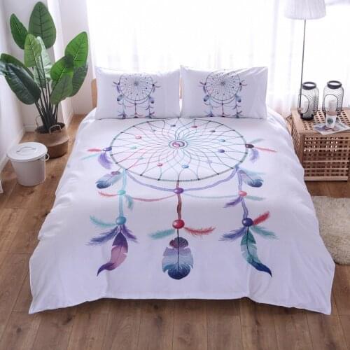 Dreamcatcher windbell indian duvet cover set king queen full twin uk double bedding set