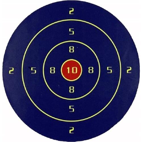 Instantly See Your Shot Color Changed from Blue to Yellow! 4" Sticker Targets in 200 Pcs/Roll