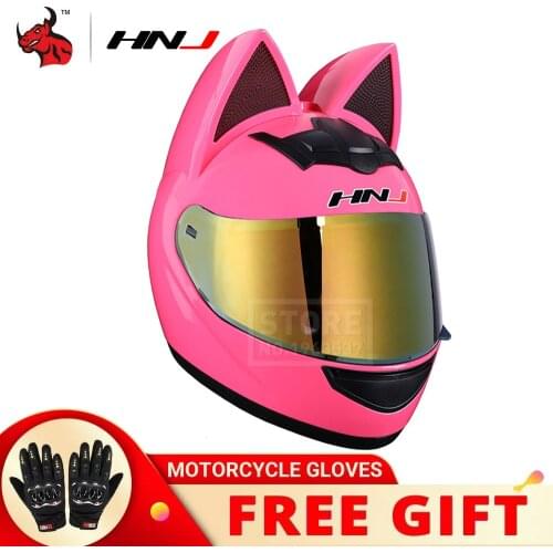 Motorcycle Helmet Women Full Face Motocross Casco Personality Motorcycle Capacete Moto Motorbike Riding Racing Capacete With Ear