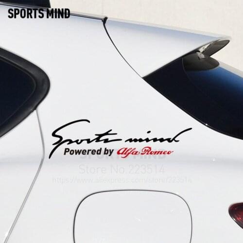 10 Pieces Sports Mind Car Sticker Decal Car Styling For Alfa Romeo Giulia Stelvio 159 147 156 Giulietta Stickers Car Accessories