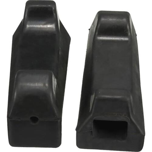 2 Piece Motorcycle Front Rubber Footrest Fits for Yamaha YBR125 All Years