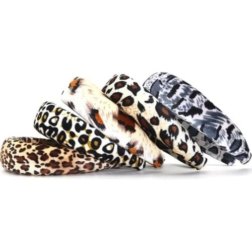 New fashion Hot leopard print Hairbands For Women Girls Head Bands sponge Hairband Women Hair Head Hoop Girls Headwear