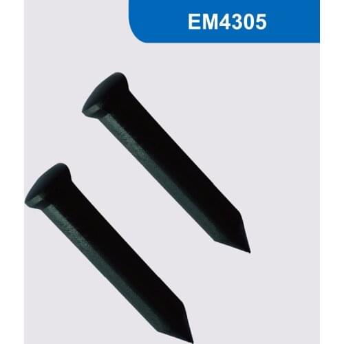 NT01 RFID Nail Tag for for asset tracking 134.2KHZ FDX-B ISO11784/85 Read and Write with EM4305 Chip Free Shipping