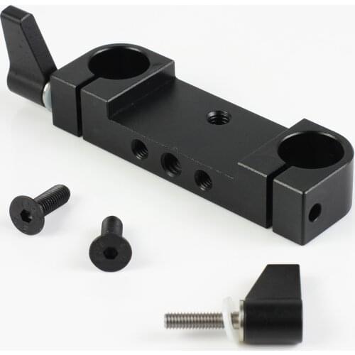 Universal 15mm Rod Clamp fr Tripod 15mm Rail Sytem Slider BMPCC Follow Focus DSLR Mirrorless Camera Rig Stabilizer Cage