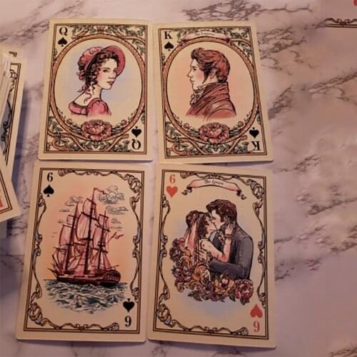 Vivid Images Tarot Card Ancient Marseille Oracle Cards Game Tarot English Divination Tarot Family Party Playing Card