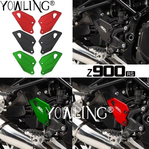For KAWASAKI Z900RS Z 900 RS Z900 RS Cafe 2017-2021 Motorcycle CNC Rear Brake Master Cylinder Guard Heel Protective Cover Guards